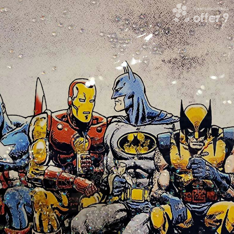 楽天市場】アートパネル 水晶絵 アートフレーム アメコミ マーベル