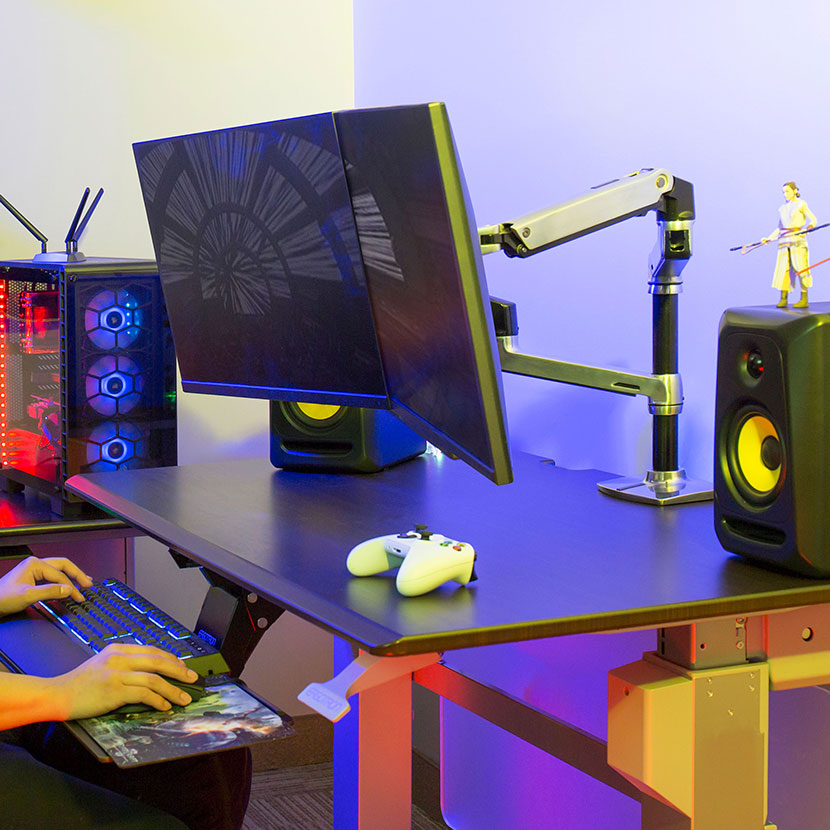 楽天市場】Ergotron エルゴトロン LX デュアル デスクマウントアーム