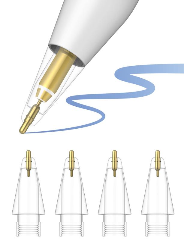 楽天市場】金属製4個入り アップルペンシル 交換用ペン先 Apple Pencil