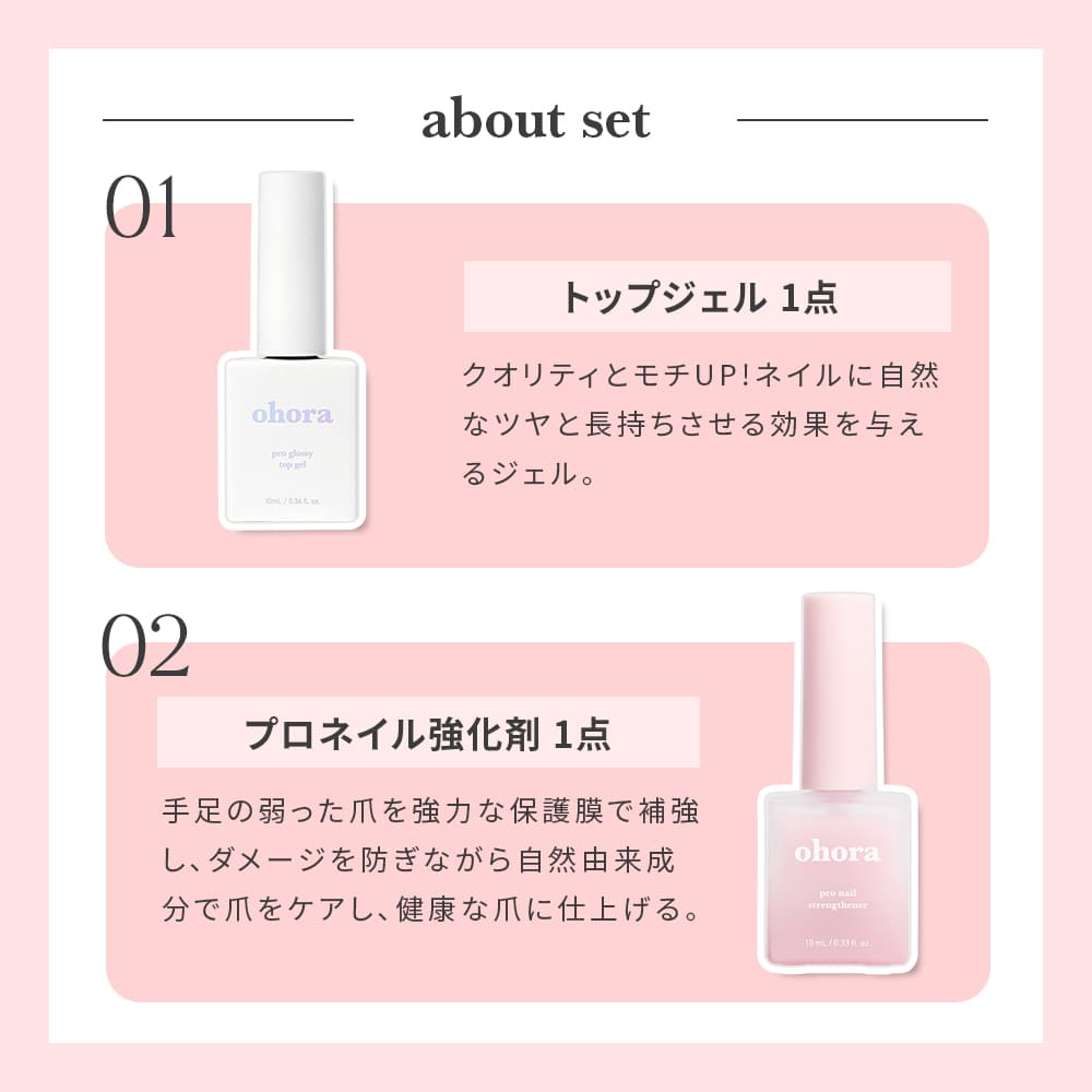 楽天市場】【公式】フルケアセット：SET-016 ohora gelnails nail