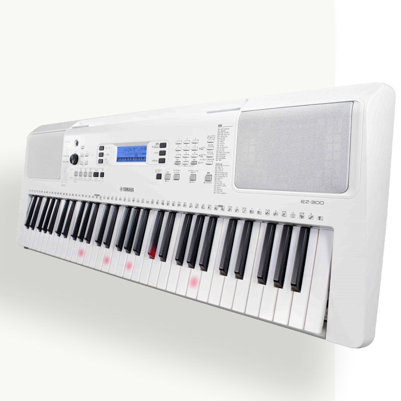 楽天市場】キーボード 電子ピアノ YAMAHA EZ-300 ヤマハ 光る鍵盤 61