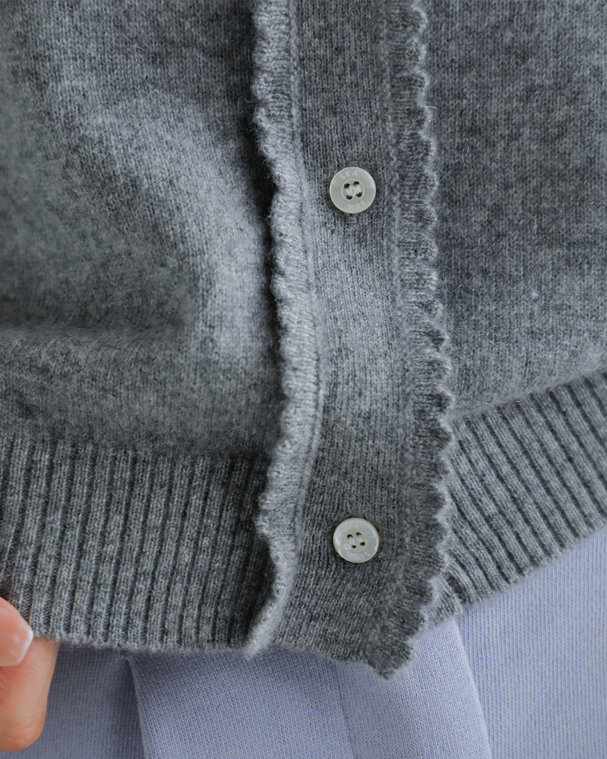 楽天市場】セール【20%OFF】SEA シー カシミヤ フリル ニット