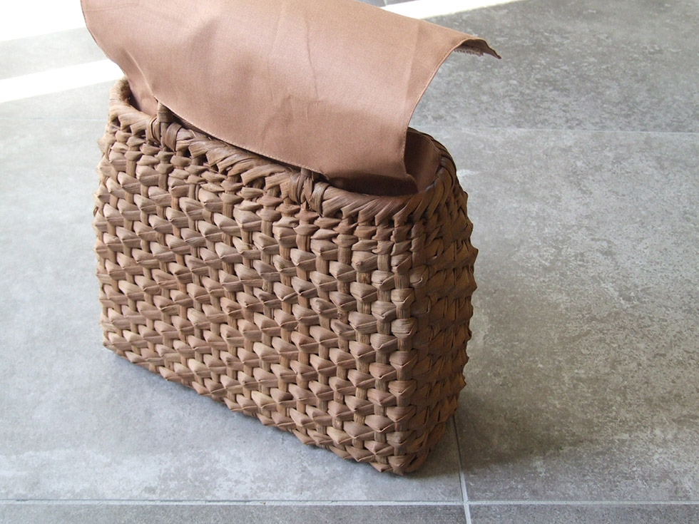 楽天市場】純国産 信州長野県 山葡萄かごバッグ 鱗編み 定番型 特上