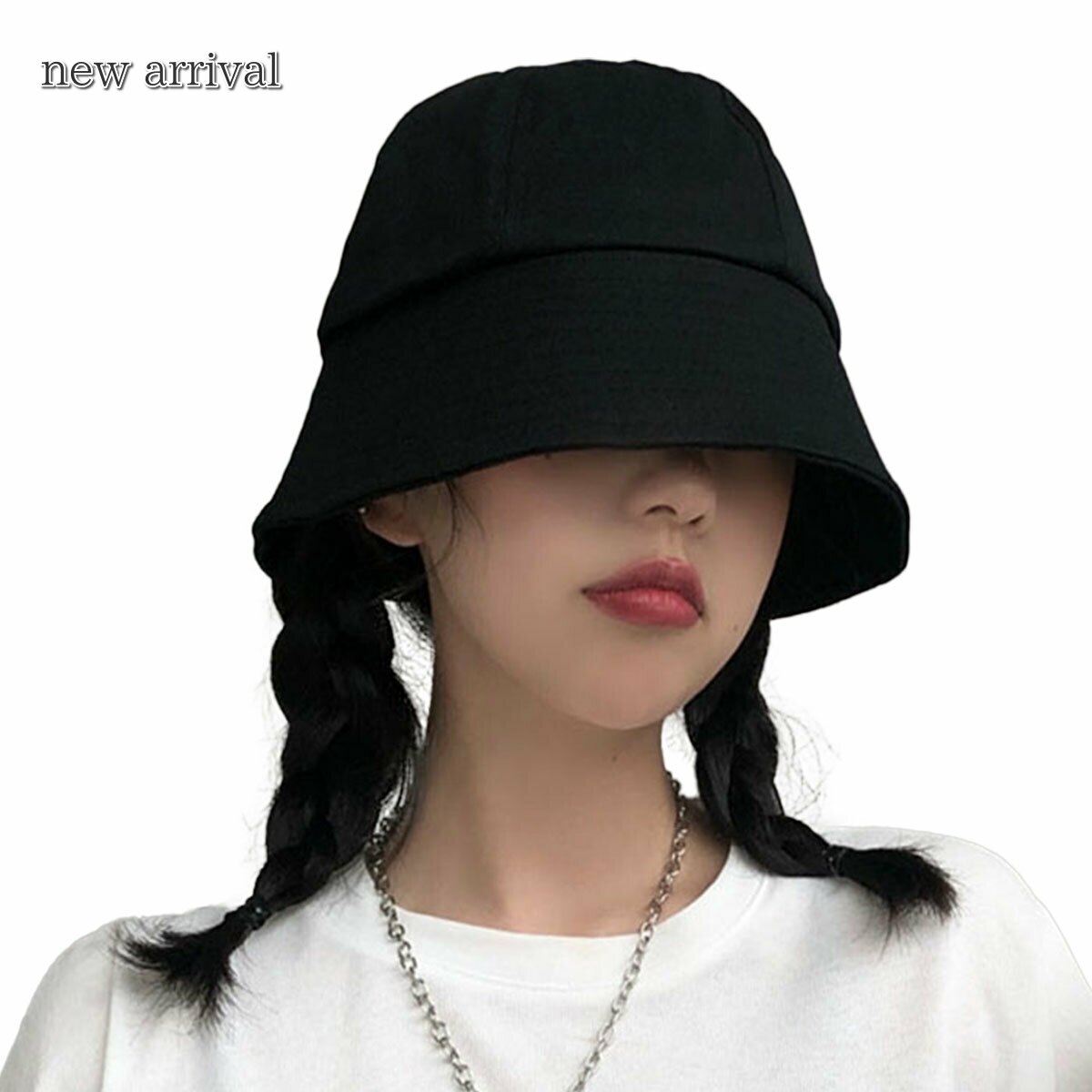 楽天市場】【在庫一掃セール】 バケットハット 韓国風 バケハ 帽子