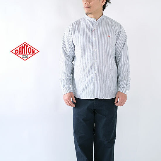楽天市場】ダントン DANTON メンズ オックスフォード バンドカラー