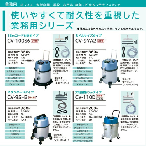 楽天市場】日立 HITACHI CV-G95KNL 業務用掃除機 CVG95KNL : ワンズ