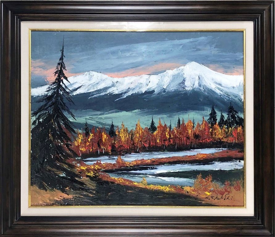 楽天市場】高橋哲夫 「大雪山」油彩15号 : 小野画廊