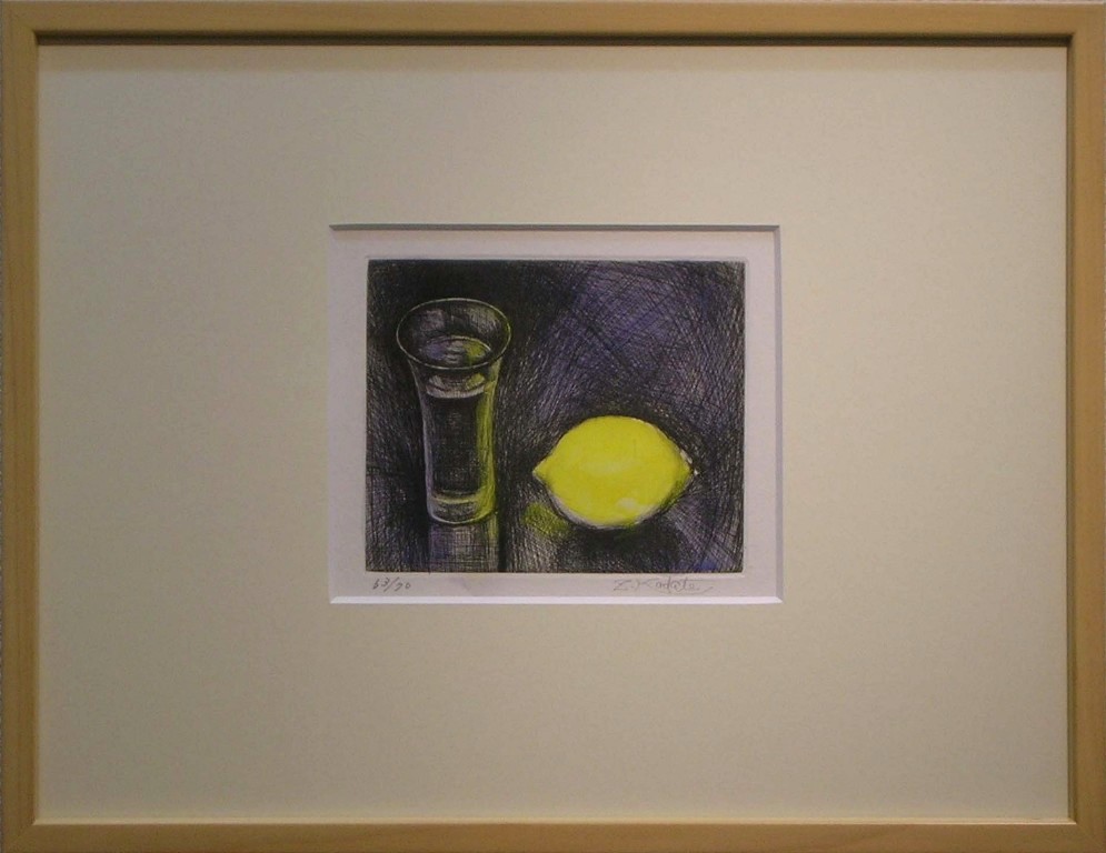 小館善四郎(太宰治の義理の兄) 檸檬油絵 小館善四郎(太宰治の義理の兄