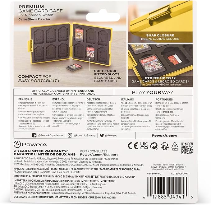 楽天市場】POKEMON ポケットモンスターNintendo Switch カードケース