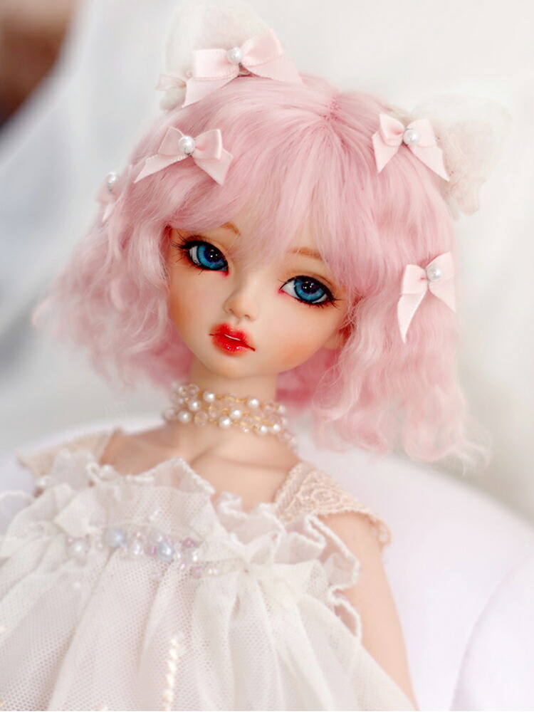 楽天市場】ドールウィッグ 1/8 1/6 1/4 1/3ドール用 5-6イン 6-7チイン