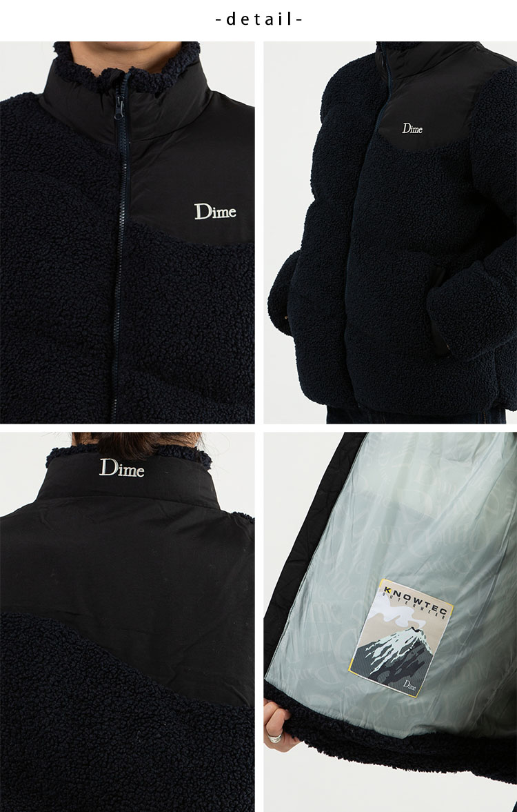 楽天市場】Dime ダイム フリース ボアフリース SHERPA PUFFER JACKET