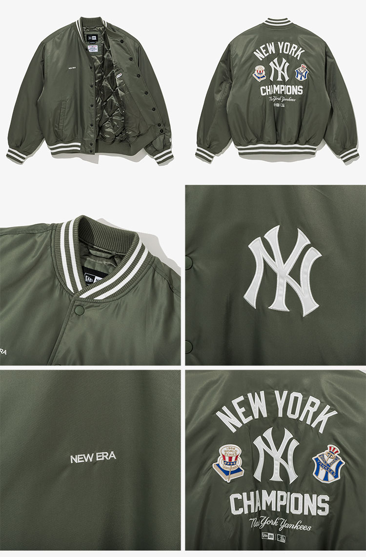 楽天市場】NEWERA ニューエラ スタジャン ブルゾン ナイロン AP MLB