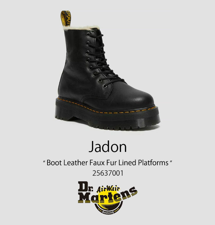楽天市場】Dr.Martens ドクターマーチン Jadon Boot Leather Faux Fur