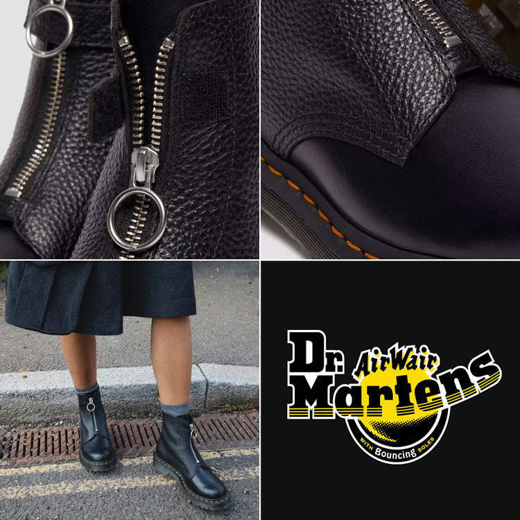 楽天市場】Dr.Martens ドクターマーチン 1460 Front Zip Leather Lace