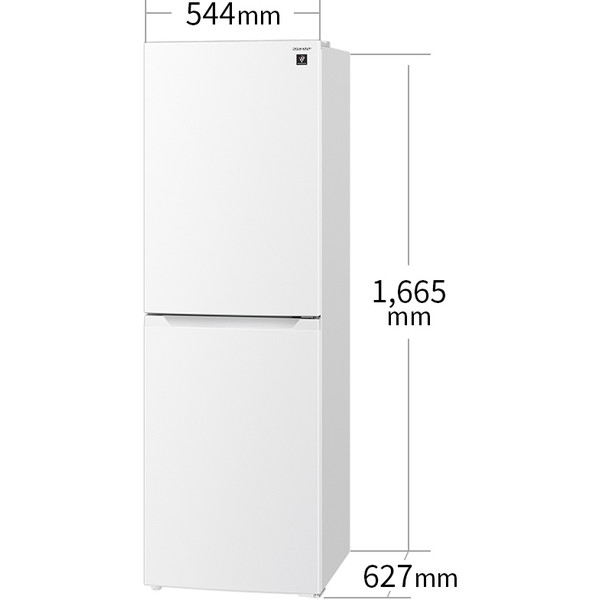 楽天市場】冷蔵庫 230L シャープ SHARP SJ-BD23M-W SJ-BD23P-W マット