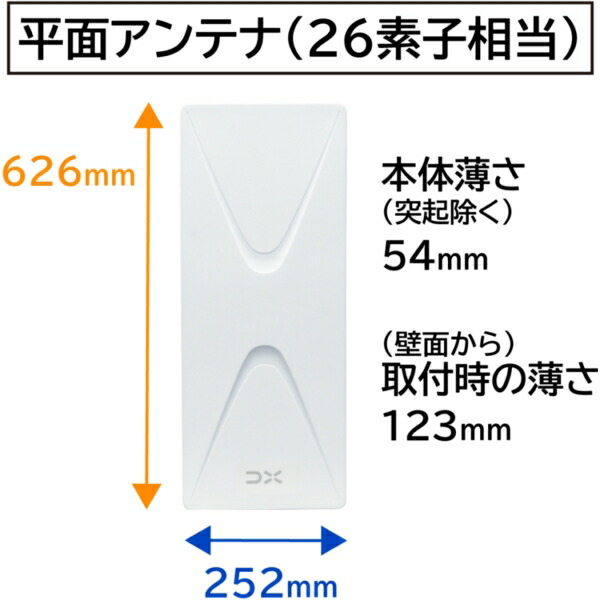 楽天市場】屋外用 UHF平面アンテナ DXアンテナ DX antenna 地上