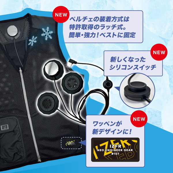 楽天市場】リンクサス IZPV-SETIII XLサイズ [I'Z ペルチェベスト