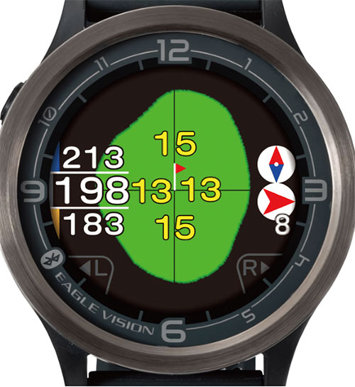 楽天市場】朝日ゴルフ イーグルビジョン エース プロ EV-337 腕時計型