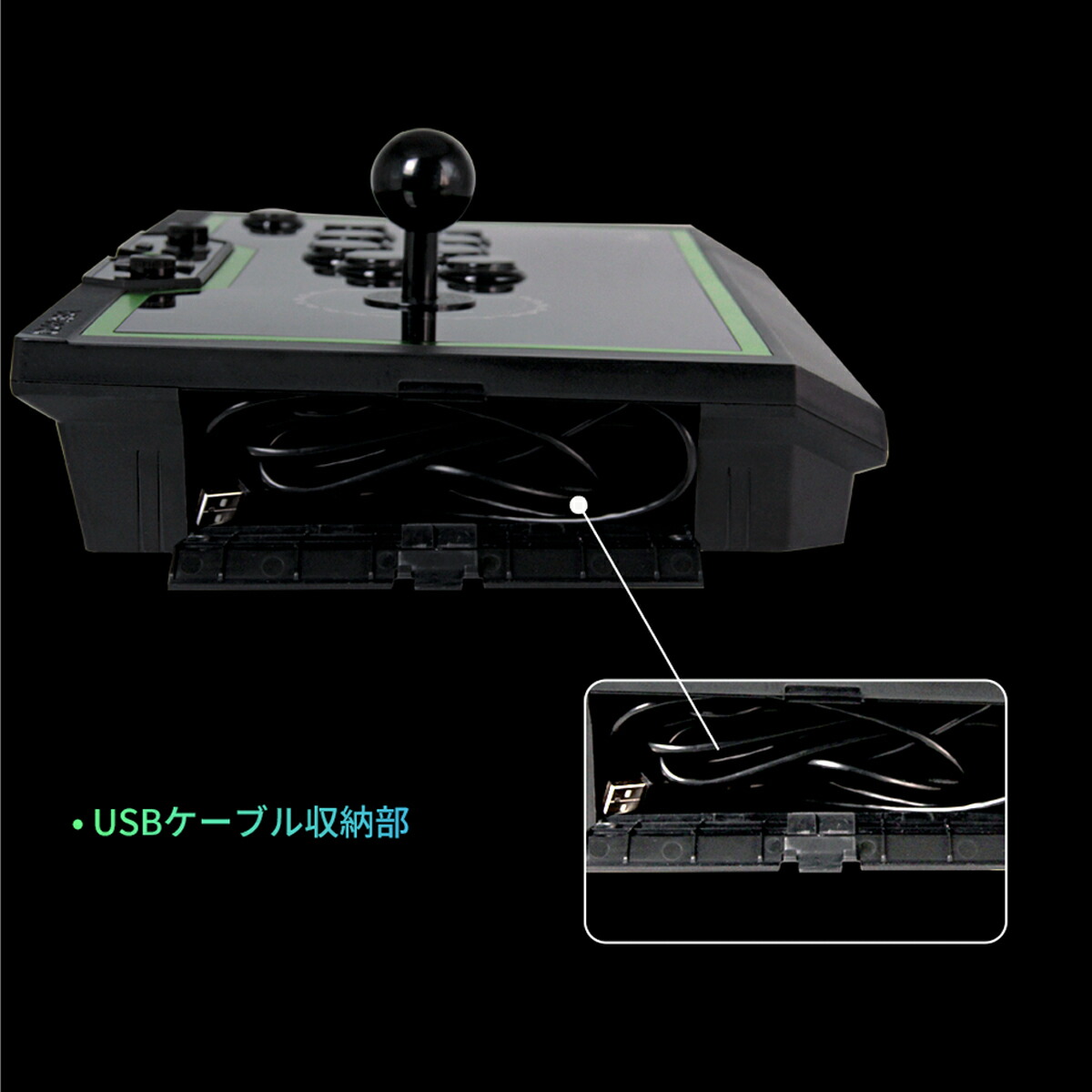 楽天市場】【静音レバー&ボタン】 Qanba Q8 Silent Arcade Joystick