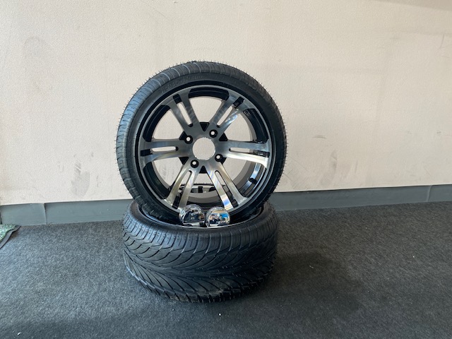 楽天市場】四輪バギー 14インチ 12本スポークアルミホイール&タイヤ 2