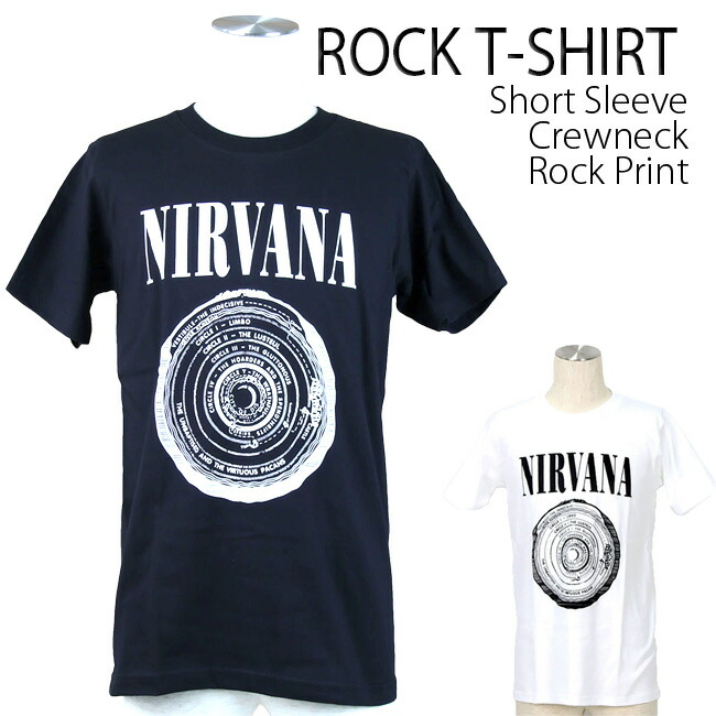 楽天市場】Nirvana ニルヴァーナ Tシャツ ニルバーナ ロックTシャツ