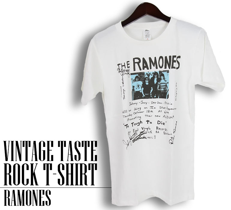 楽天市場】ヴィンテージ風 Ramones Tシャツ ラモーンズ ロックTシャツ
