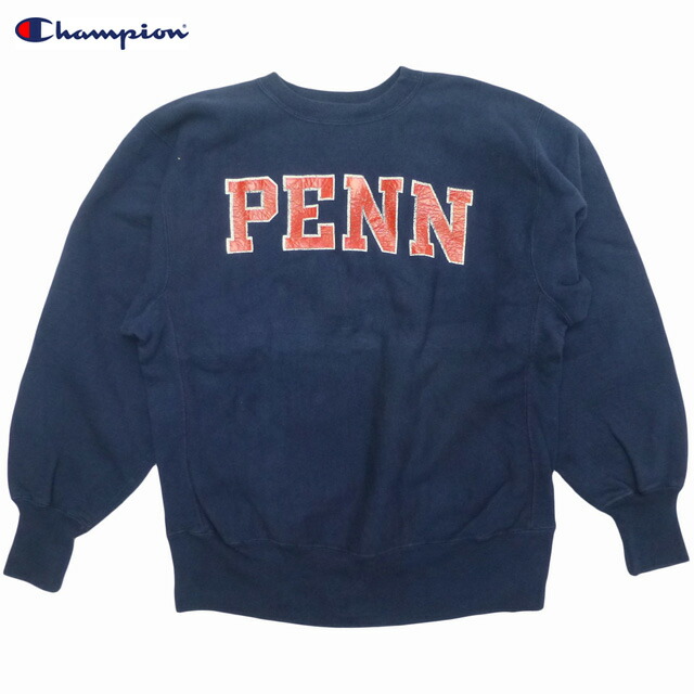 楽天市場】Used USA製 90's Champion PENN Reverse Weave Sweat Shirts