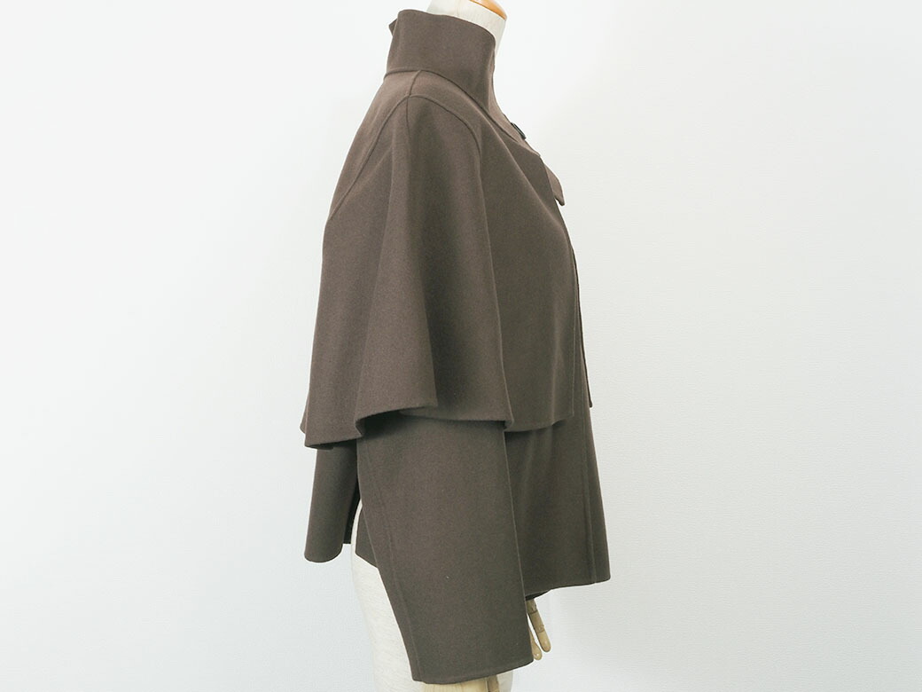 楽天市場】アドーア ライトリバーケープ付きノーカラージャケット