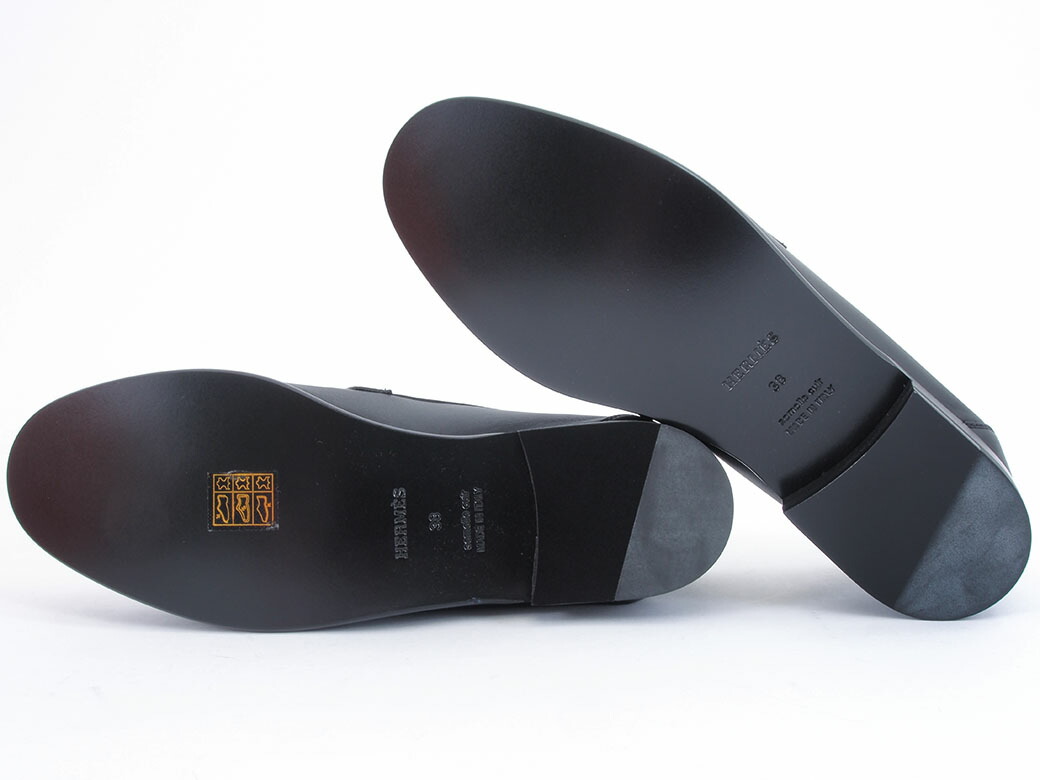 楽天市場】エルメス HERMES ローファー レディース モカシン 38 24.5cm