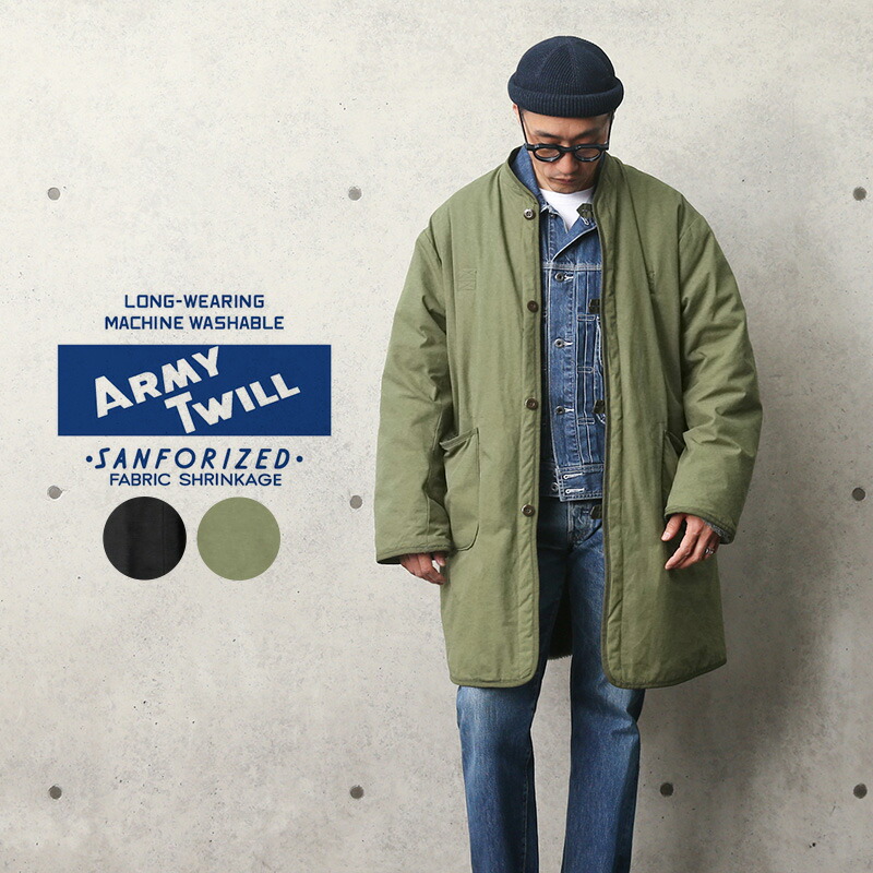 楽天市場】ARMY TWILL アーミーツイル 22AW4007 Broken Twill×Fleece