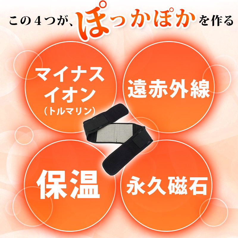 楽天市場】腰痛ベルト 温熱サポーターEX トルマリン 磁気加圧ベルト