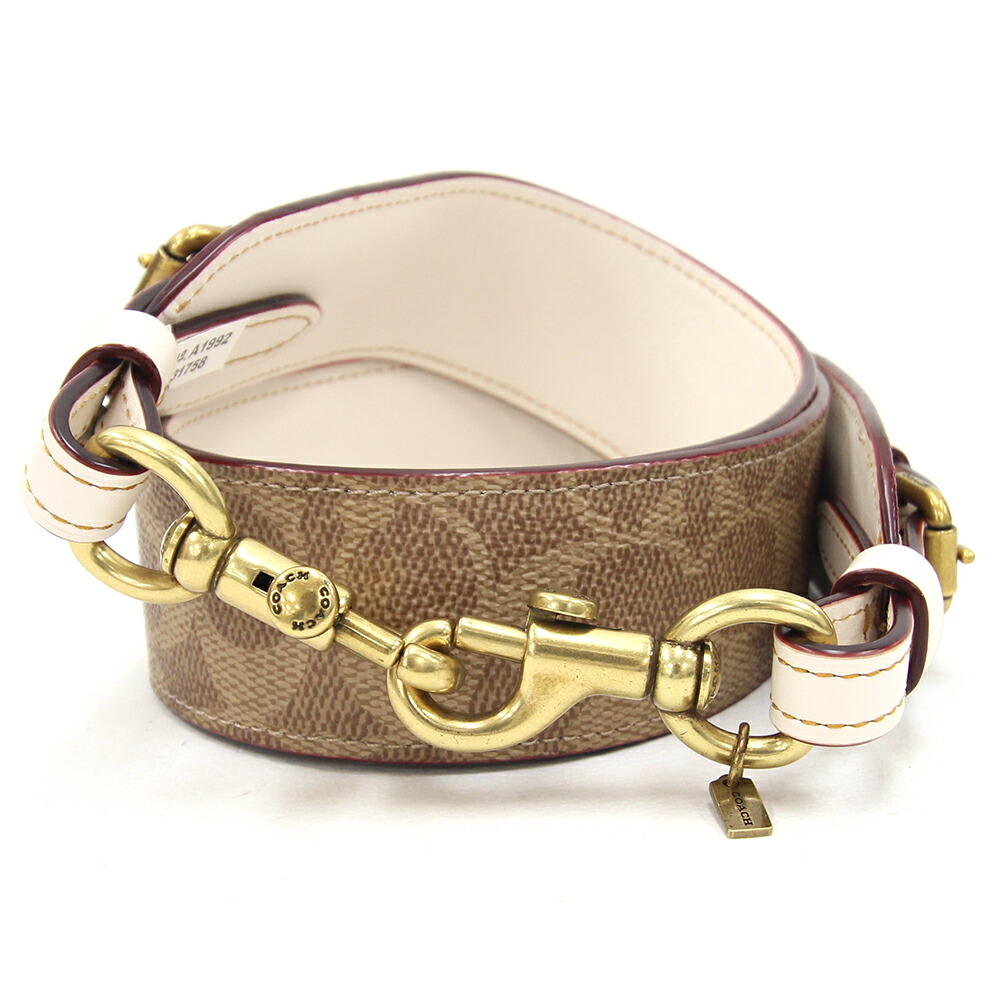 楽天市場】コーチ ショルダーストラップ 31758 ベージュ オフホワイト