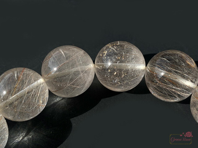 楽天市場】高品質 ホワイトルチル 天然石 パワーストーン 超強力 極品