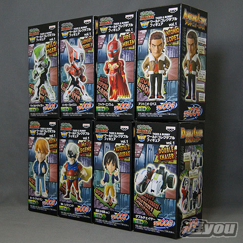 楽天市場】タイガー＆バニー ワールドコレクタブルフィギュアvol.1 全8