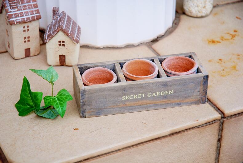 楽天市場】ガーデニング雑貨 プランターボックス 木箱 レトロ 植木鉢 3