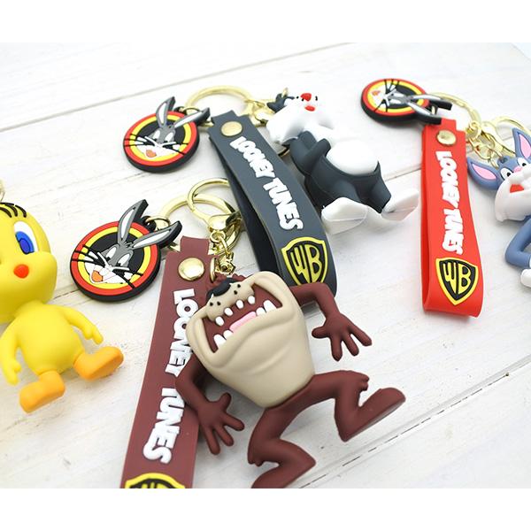 楽天市場】ルーニーテューンズ ラバー キーホルダー 全4種類