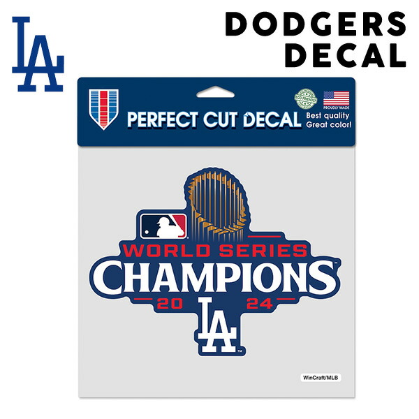 楽天市場】ドジャース ステッカー ワールドシリーズ チャンピオン 2024