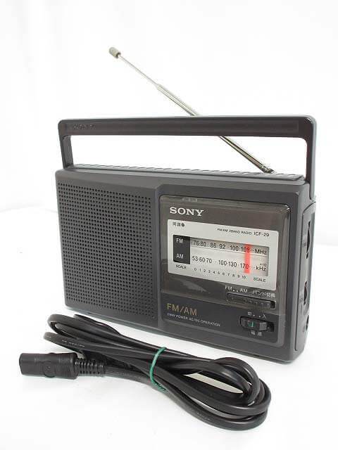 楽天市場】【中古】 ソニー ポータブルラジオ ICF-29 FM/AM SONY
