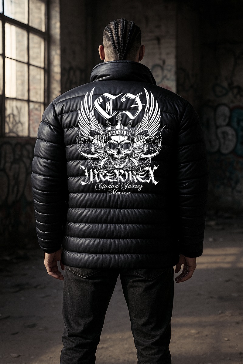 楽天市場】レザー調 中綿ジャケット メンズファッション オラオラ系