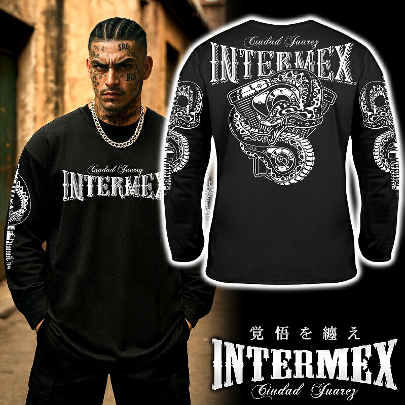楽天市場】長袖 Tシャツ ロンT 服 INTERMEX (インターメックス) コブラ