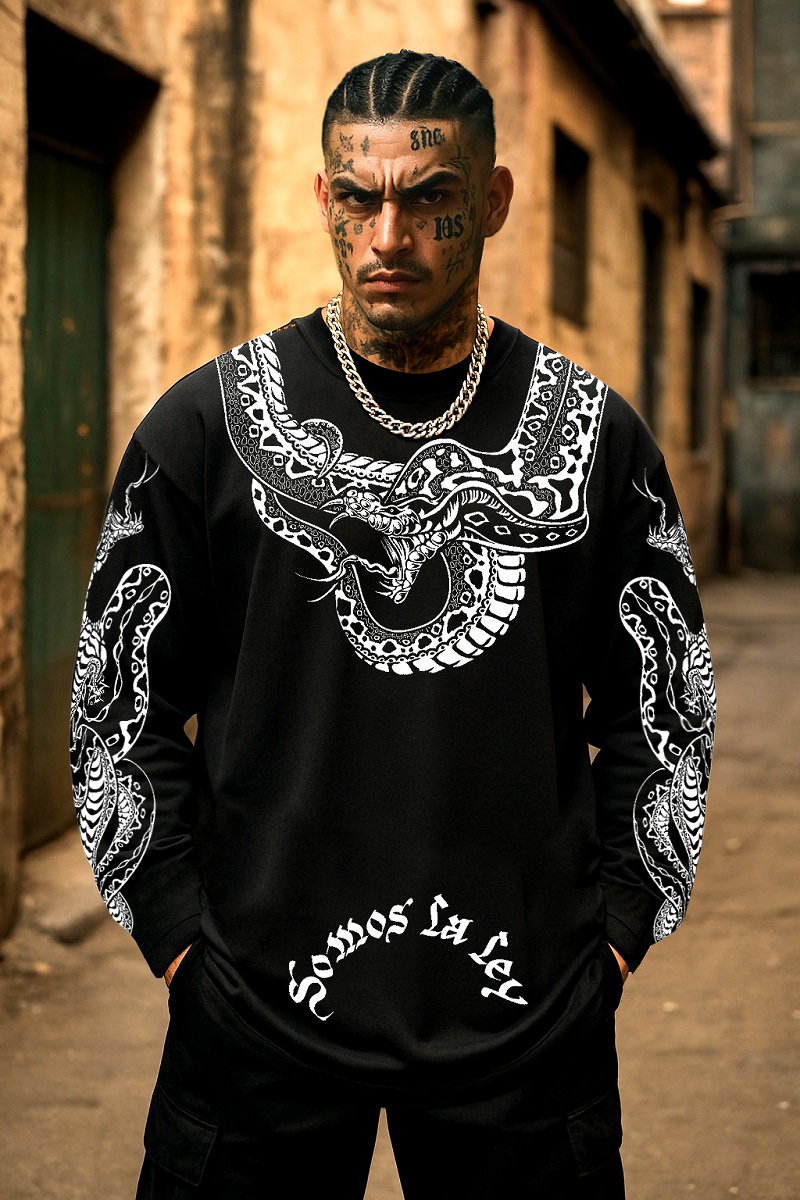 楽天市場】長袖 Tシャツ ロンT 服 コブラ柄 INTERMEX インターメックス