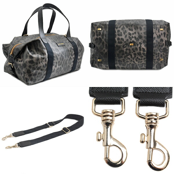 楽天市場】ドルチェ＆ガッバーナ バッグ メンズ レオパード柄 ボストン