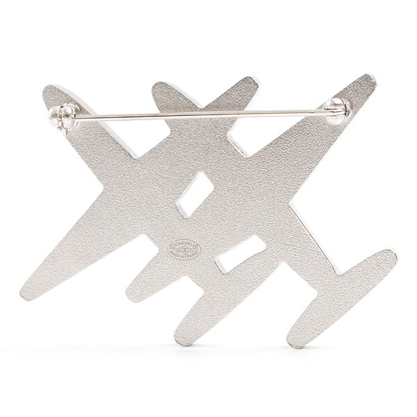 楽天市場】シャネル CHANEL エアライン 飛行機デザイン ブローチ