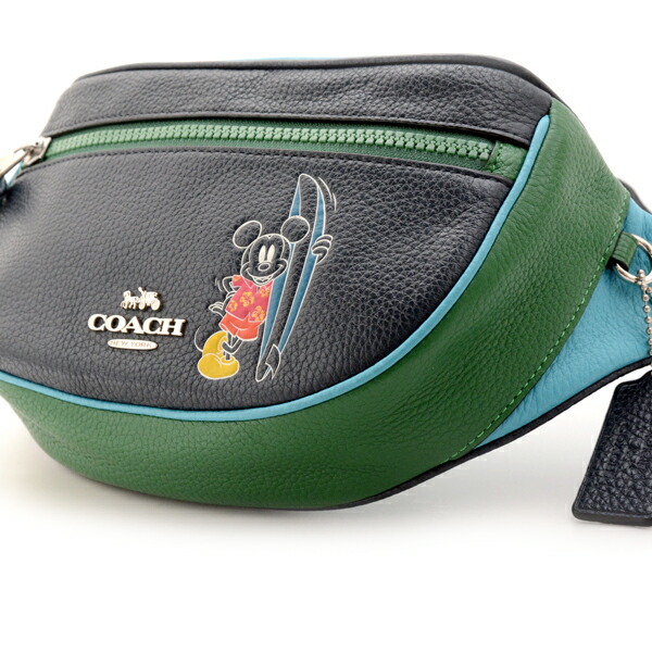 楽天市場】コーチ バッグ レディース ウエストバッグ サーフミッキー