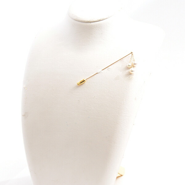 楽天市場】ミキモト MIKIMOTO K14 3P スイングパール ピン ブローチ