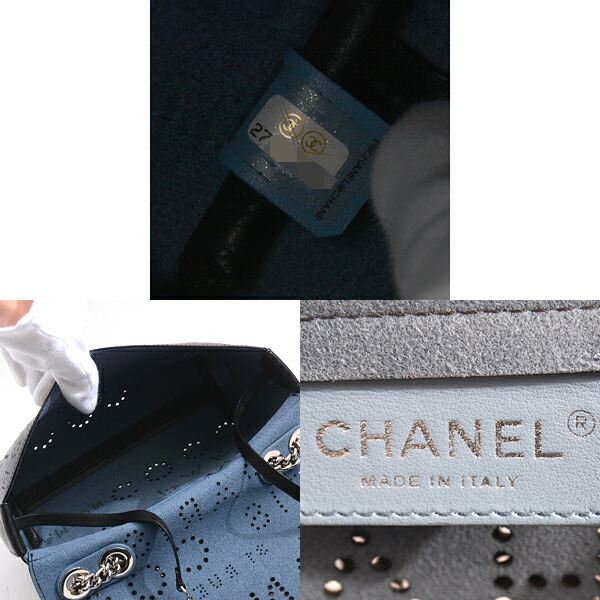 楽天市場】シャネル バッグ レディース パンチング ロゴ チェーン