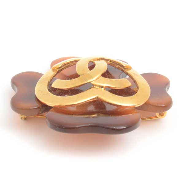 楽天市場】シャネル ブローチ レディース ココマーク べっ甲柄