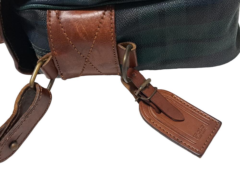 ラルフローレン シボ革 メッセンジャーバッグ ショルダーバッグ