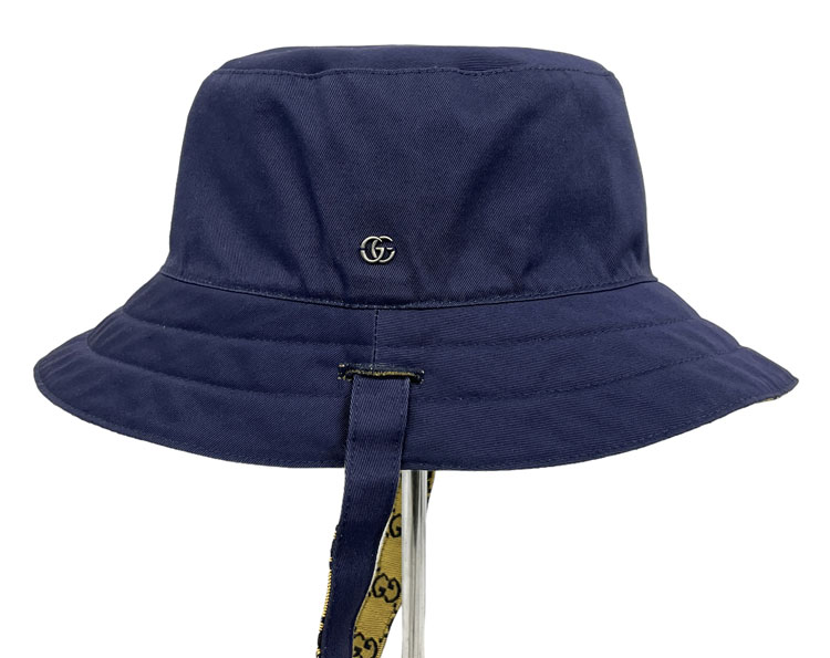楽天市場】新品同様 グッチ バケットハット リバーシブル バケハ 帽子