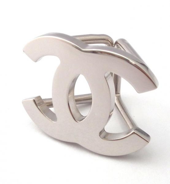 楽天市場】美品 シャネル スカーフリング ココマーク シルバー